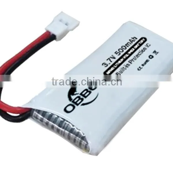 1S1P 3.7v 380mAh Lithium Polymer Battery for RC Drones photo-5