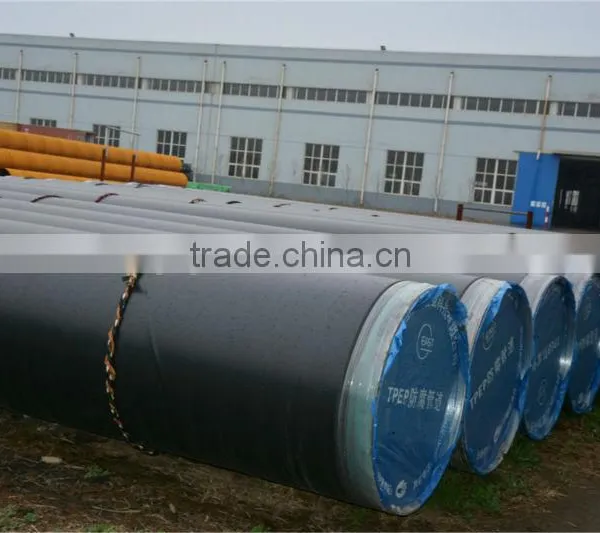 High Quality 3lpe Oil Pipe Gas Pipe 3 Layer pe Coated Anticorrosive Steel Pipe photo-2