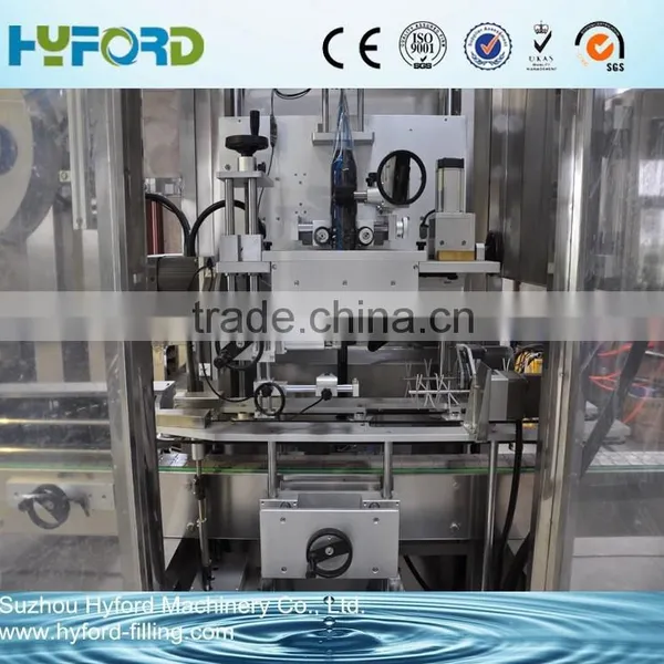 2015 hot sale automatic bottle shrink sleeve labeling machine