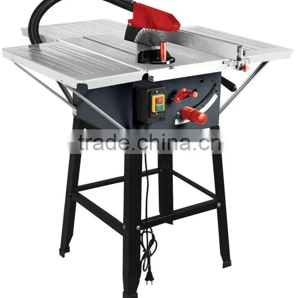 10" Woodworking Machinery Table Saw With 3 Steel Extension Table
