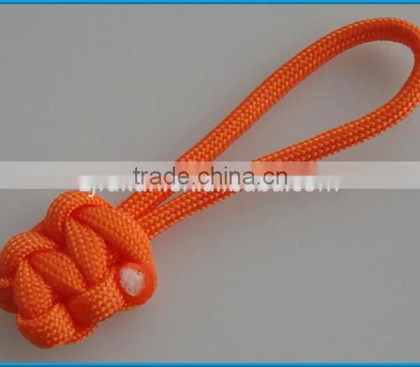Custom Design Braided Handmade Cobra Weaving Paracord Zipper Puller Fist Knot Paracord Zipper Puller photo-4