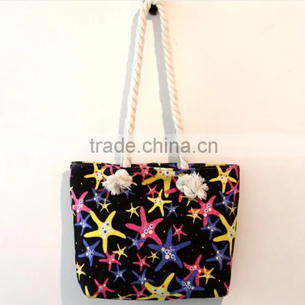 Promotional Beach Bags Summer 2015 Zipper Waterproof Beach Tote Bag photo-3