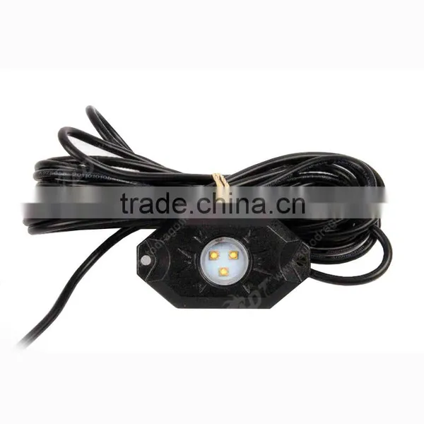 Hot Selling 4x Off-Road Jeep Truck LED Rock Underbody Light Trail Rig Waterproof Fender Lamp photo-4
