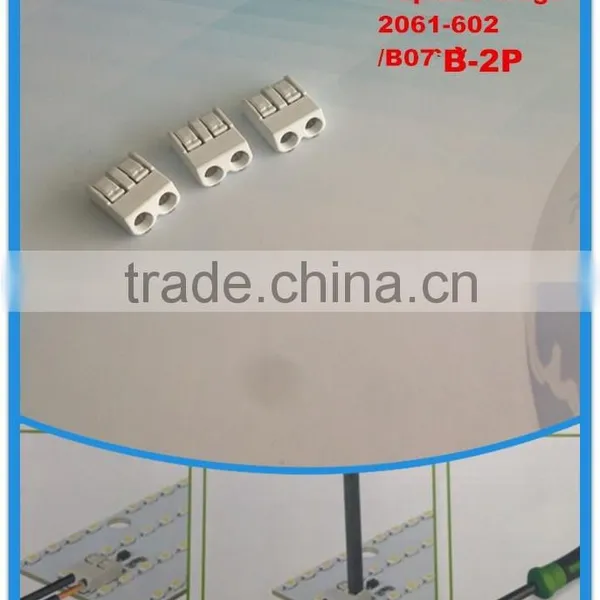 Cheap Replace Wago 2061-602/998-404 Female Gender Lamp Pcb Connectors Wago 2061 Series 6.0mm photo-2