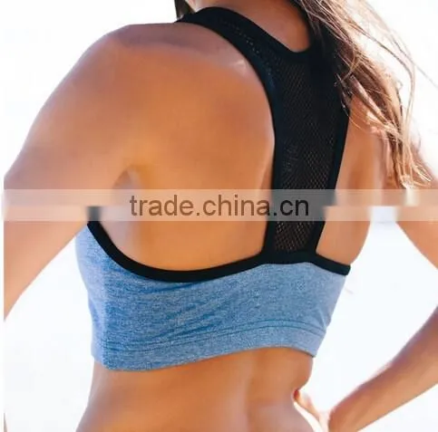 Sexy Women Yoga Fitness Stretch Workout Tank Top Seamless Padded Sports Bra photo-3