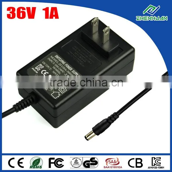 Mass Power ac Adapter Switching Power Adapter 36V 1A