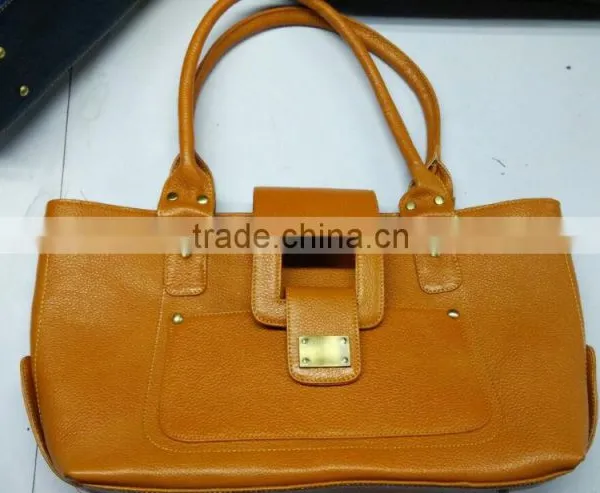 Green Coloured Leather Ladies Hand Bags photo-5