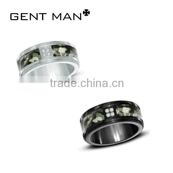 2016 New Ring Design Fancy Camoflage Patternede New Model Wedding Ring photo-4