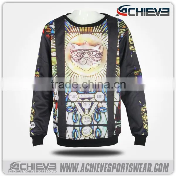 Custom Pullover Male Mens Underwear, Crew Neck Sweatshirt photo-5