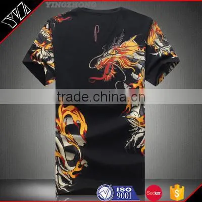 Yingzhong Garment China Apperal Wholesale Men Clothing Blank High Quality Longline Tall Men's Cotton t Shirts