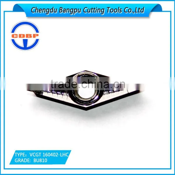CNC Carbide Turning Insert VCGT160402-LHC BU810 for Aluminum Finishing photo-5