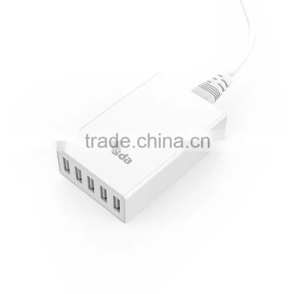 Anti-Fire Rapid Charge Safe Portable 5 Ports USB Extension Socket Wall Charger With 5V 12A Max 60W photo-5