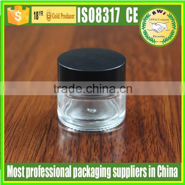 Frosted 10ml Glass Empty Cream Jar Frosetd Matte Cheap Facial Cream Glass Jars With Aluminum Cap photo-6