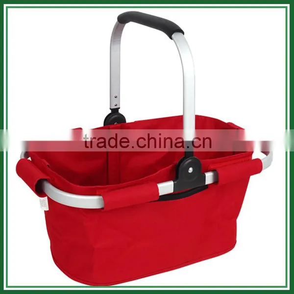 Supermarket Fabric Handle Shopping Basket photo-2