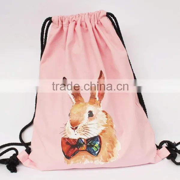Wholesale Cute Cat Ear Cheap Girls School Backpack Bag Canvas Backpack photo-4