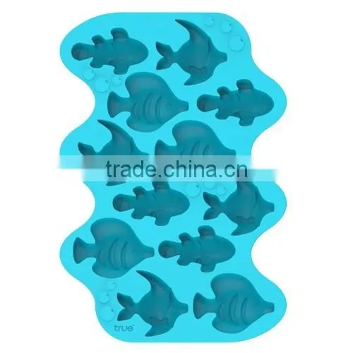 Fancy Fish Shaped Silicone Ice Mold Mini Ice Cube Tray photo-2