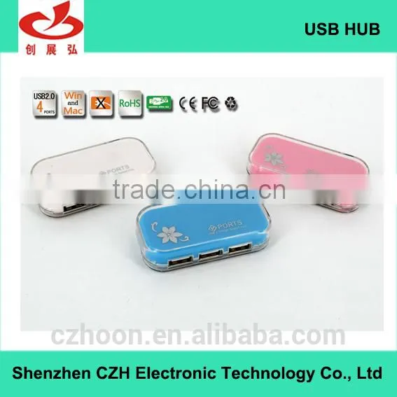 Colorful Usb Por Hub, Plastic Casing 4 Port Usb 2.0 Hub photo-4
