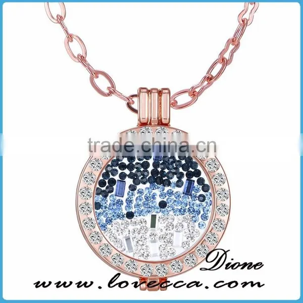 2016 Hot Sell Latest Changeable Design Pendant Necklace Diy Coin Necklace photo-3