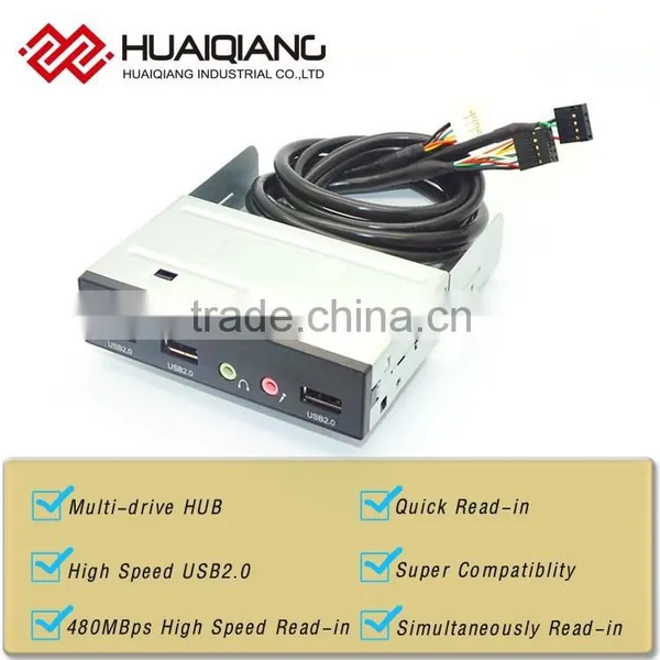 USB 2.0 HUB USB2.0ODM All in One Internal Card Reader