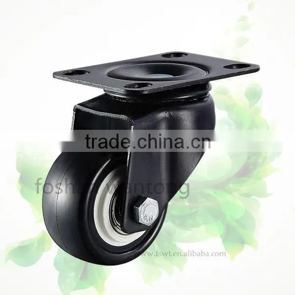Light Duty Industrial Caster Black Polyurethane Wheel Small Caster photo-5