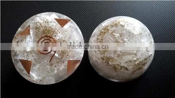 Selenite Orgone Dome Bowls | Wholesale Indian Orgone Products Manufacturer photo-2