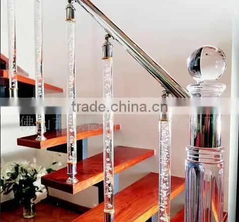 Transparent Acrylic Crystal Baluster/ Acrylic Bubble Handrial photo-3