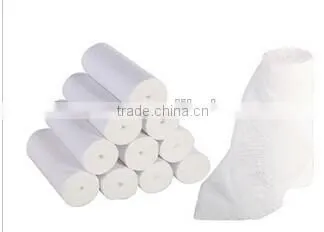 Medical 100% Cotton Absorbent Gauze Roll,white,40s,blue Paper Packing photo-5