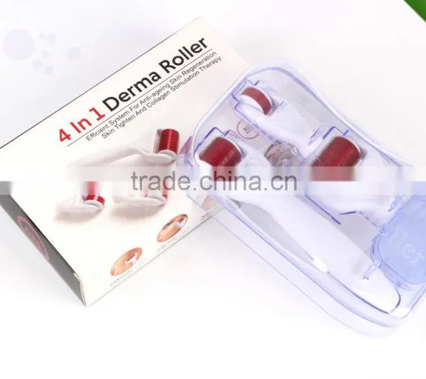 Changeable Head Titanium Needle Sterile Derma Roller 4 in 1 With 3 Seperated Roller Heads photo-6