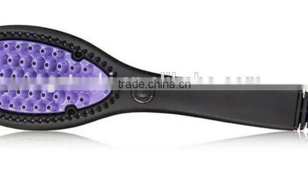Purple Fast PTC Heater Electric Hair Straightener Brush photo-4