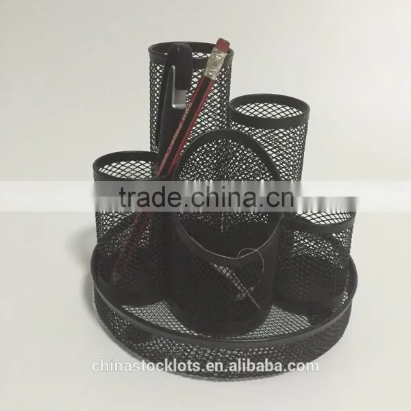 Promotional Gifts Office and School Desk Organizer Metal Mesh Pen Holder