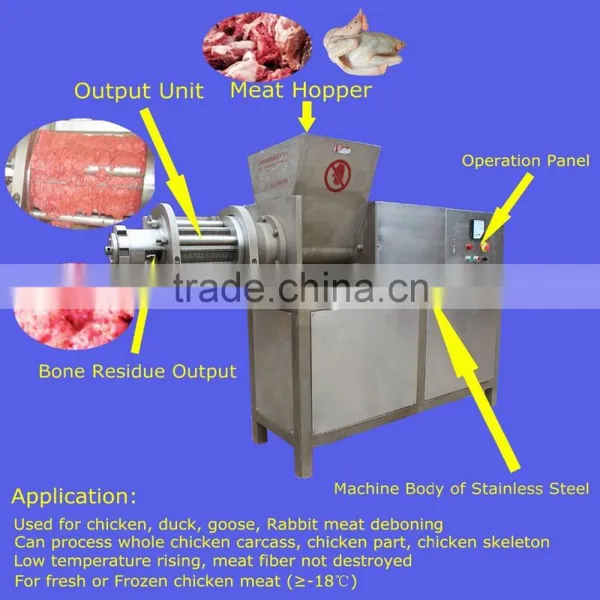 POSS technology Poultry Meat Separator TLY1500 with CE certifcate