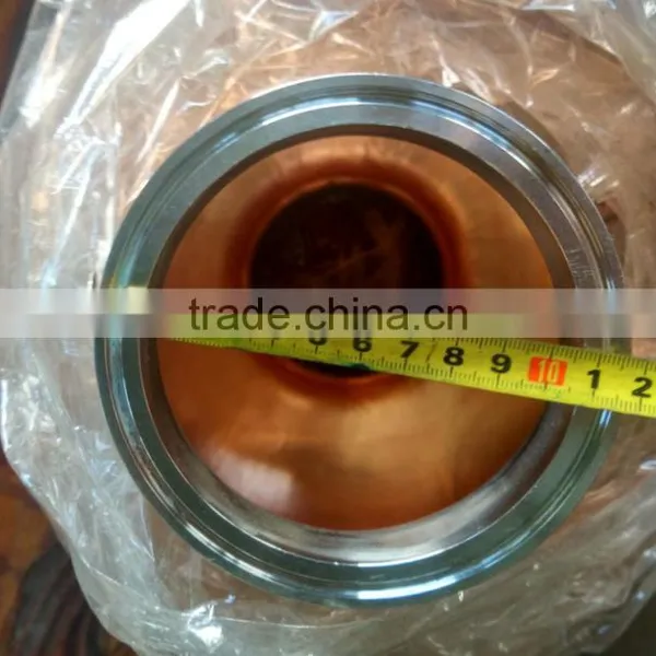 4'' 'copper Still ,reflux Still,still Moonshine ,bubble Cap Plates Distiller Column photo-2