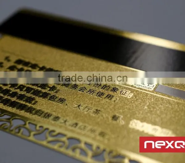 Stainless Steel Card With Magnetic Stripe Metal VIP Member Card photo-4