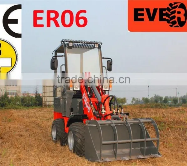 Neue EVERUN Brand ER06 CE Geprueft Schneeraeumung Hoflader Mit Schneeschild/Schneepflug photo-2