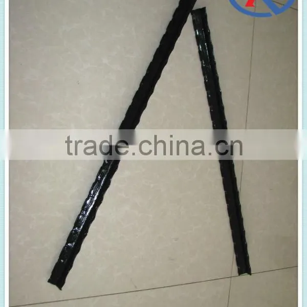1.8m Black Painted Israel y Fence Post photo-4