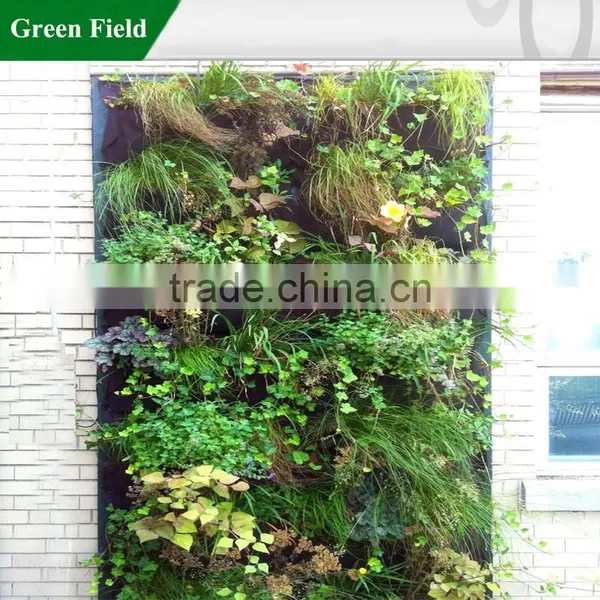 Green Field Vertical Garden Pocket Planter, Outdoor Flower Bag photo-2