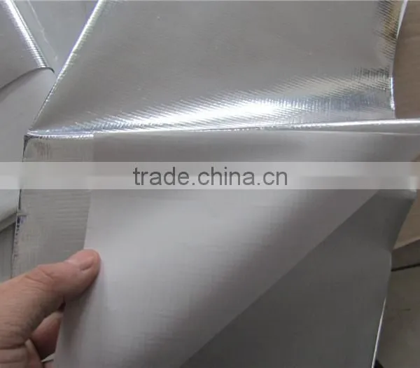 Professional Aluminum Fabric, Various Usage Aluminum Tarpaulin, Cheap Waterproofing Plastic Canvas photo-5