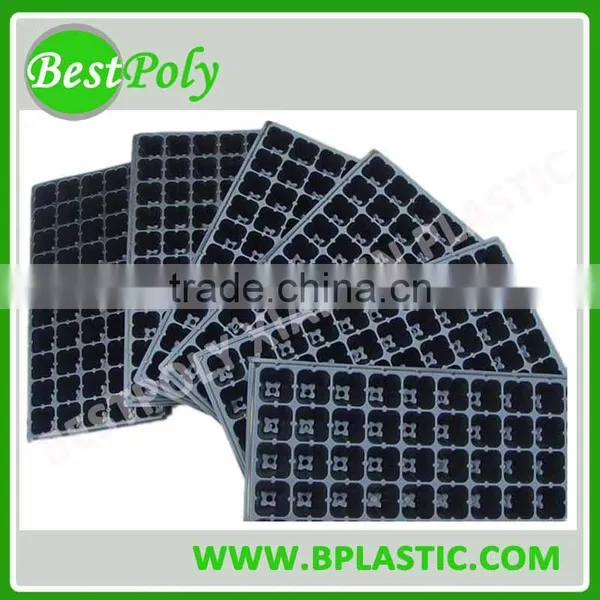 Black 128 Holes Seed Tray 128 Cells Seed Tray Plastic Seed Tray photo-2
