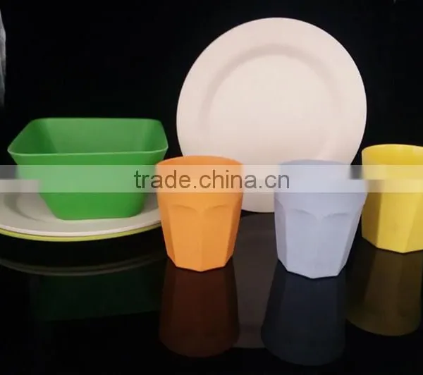 Bamboo Fiber Round Shape Tableware/dinnerware Sets photo-6