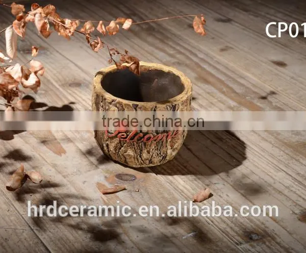 Hot Sale Small Indoor Cement Indoor Plant Pot photo-3