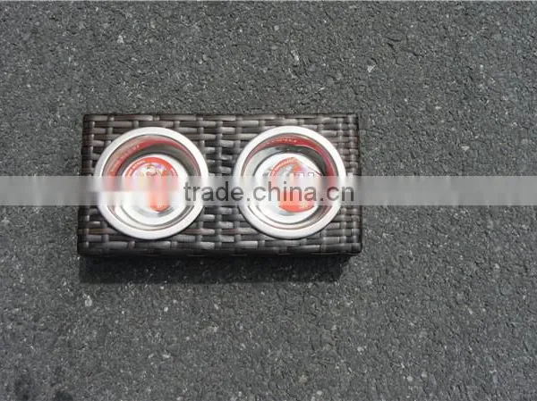 Nice Rattan Pet Bowl Feeders photo-4