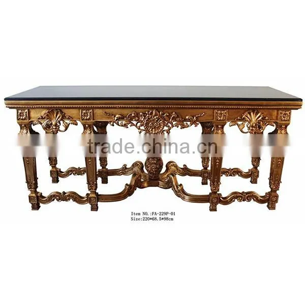 Living Room Furniture Sets Luxury Console Table With Decortaive Mirror photo-2