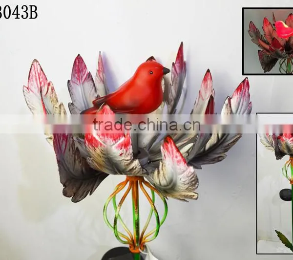 Free Sample 2017 New Design Solar Led Light Garden Wind Spinner for Atlanta Show photo-6