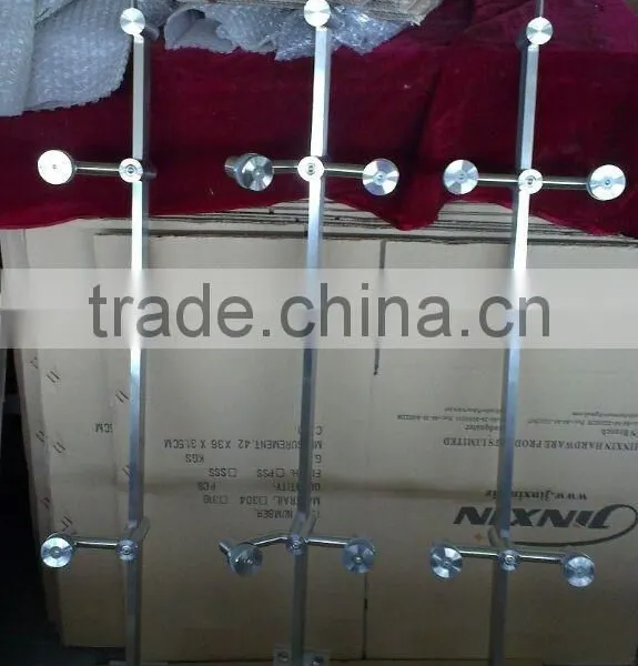 Frameless Stair Railings Stainless Steel Glass Balustrade photo-2