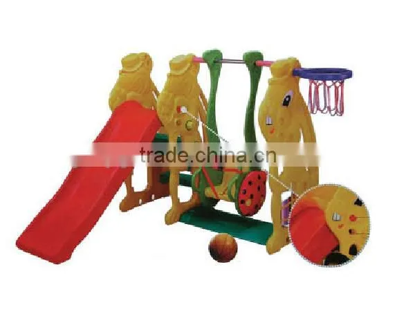 Hot Popular Sale Combination Indoor Plastic Slide And Swing Slide Indoor Kids Toys Supplier in Malaysia (A-19304) photo-5