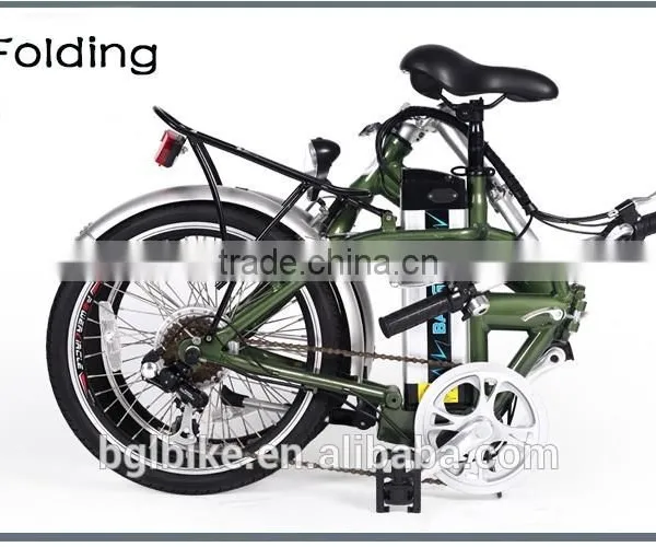 20 Inch Electric Folding Bicycle With 250w Bushless Hub Motor photo-5