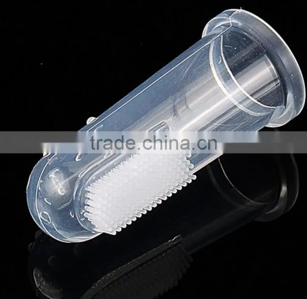 FDA Approval Soft Gentle Oral Cleaning Professional Baby Teeth Protection Finger Toothbrush photo-5