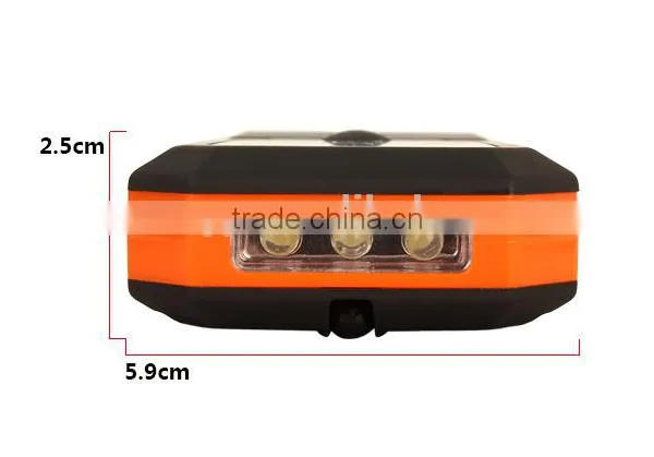 New 3led Foldable Cob Plastic Work Light With Magnet Led Working Light With Hook photo-3