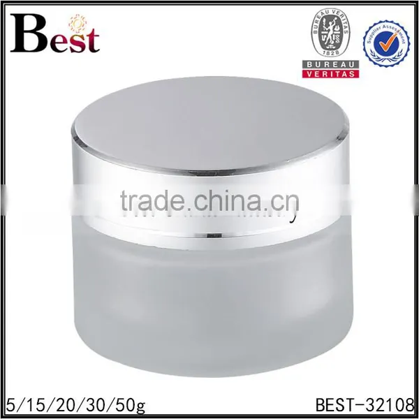 All Size Glass Airtight Metal Containers Cosmetic Metal Container With Aluminum Cap photo-5
