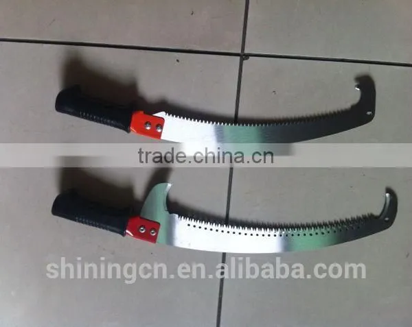 NEW Curved Tree Cut Pruning Saw With Steel and Rubber Handle photo-2